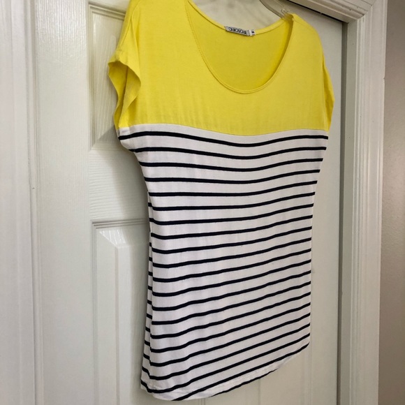 Quiosque Designer Striped Color Block Blouse Top - Picture 7 of 16